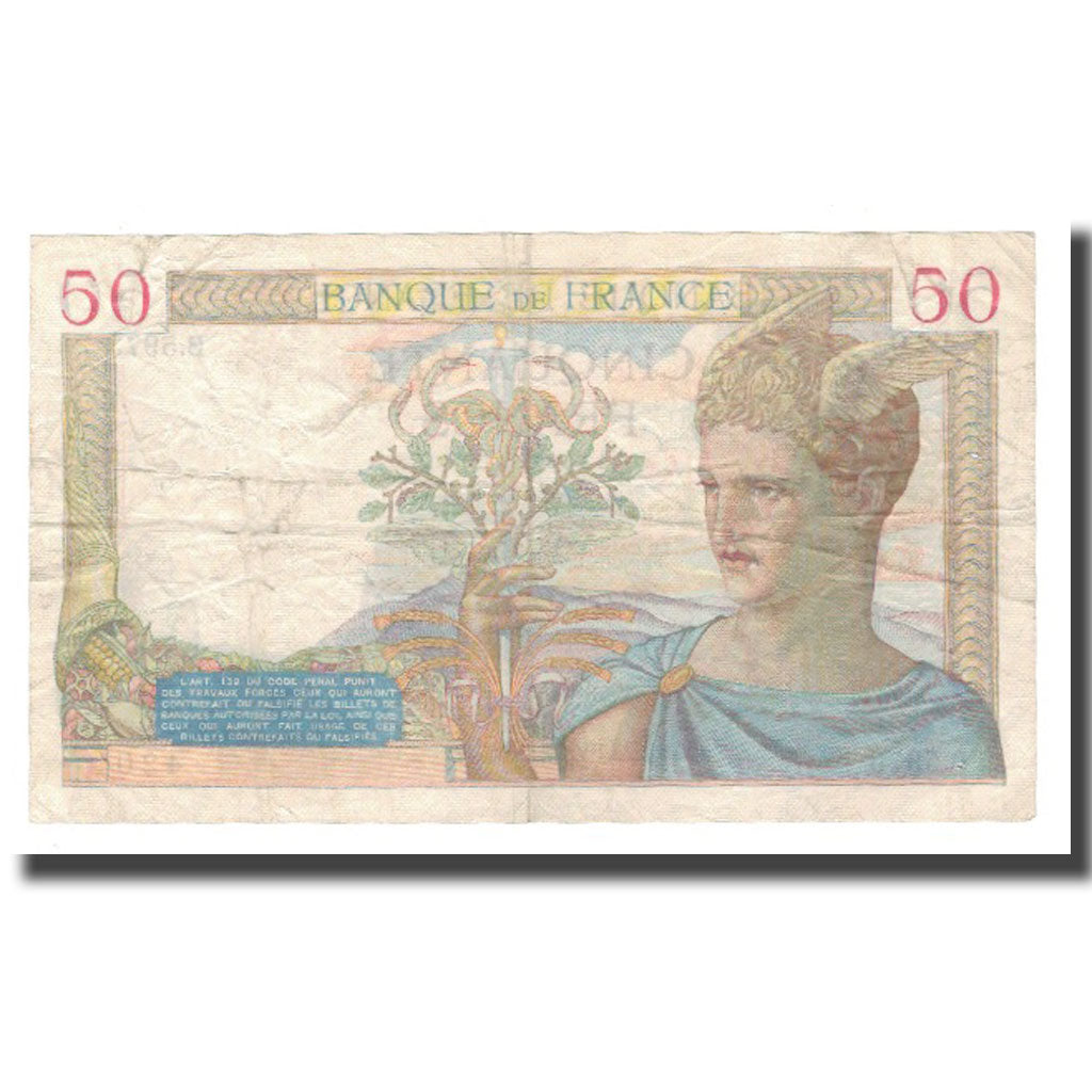 Francia, 50 Francs, 1937-40, 1937-03-25, MBC, Fayette:17.36, KM:85a