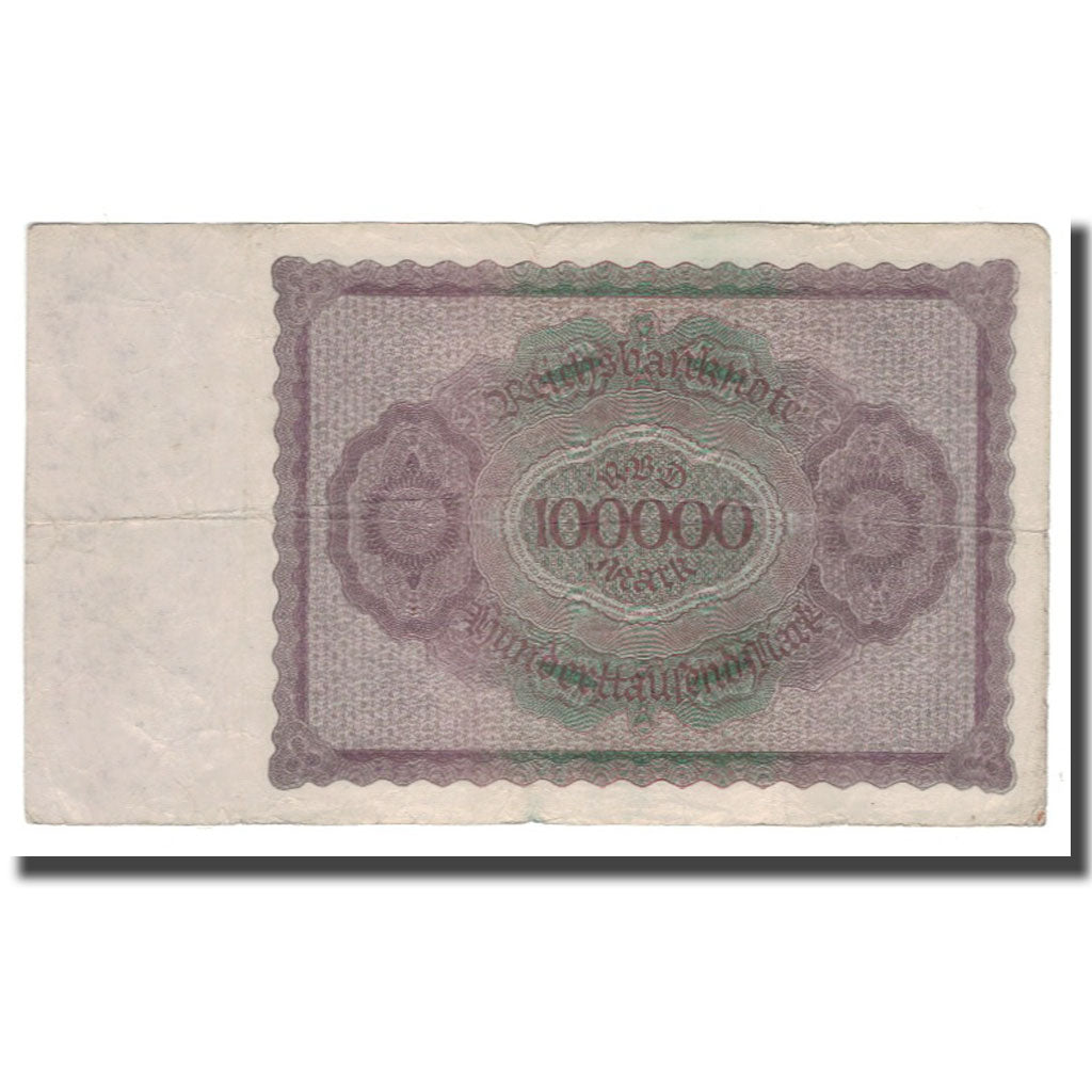 Geldschein, Deutschland, 100,000 Mark, 1923, 1923-02-01, KM:83a, SGE+