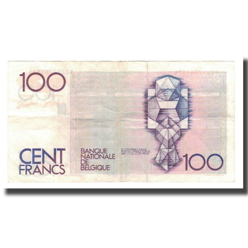 Banknote, Belgium, 100 Francs, Undated (1982-94), KM:142a, EF(40-45)