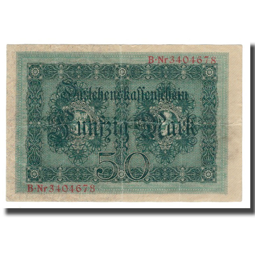 Geldschein, Deutschland, 50 Mark, 1914, 1914-08-05, KM:49b, S
