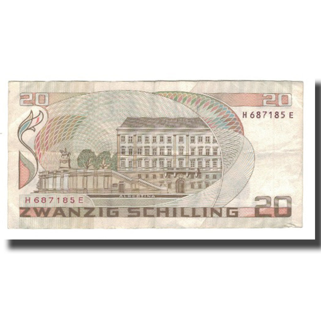 Banknote, Austria, 20 Schilling, 1986, 1986-10-01, KM:148, EF(40-45)