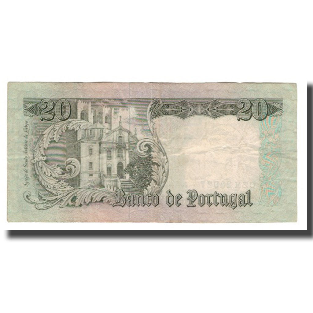 Billete, 20 Escudos, 1964, Portugal, 1964-05-26, KM:167a, MBC