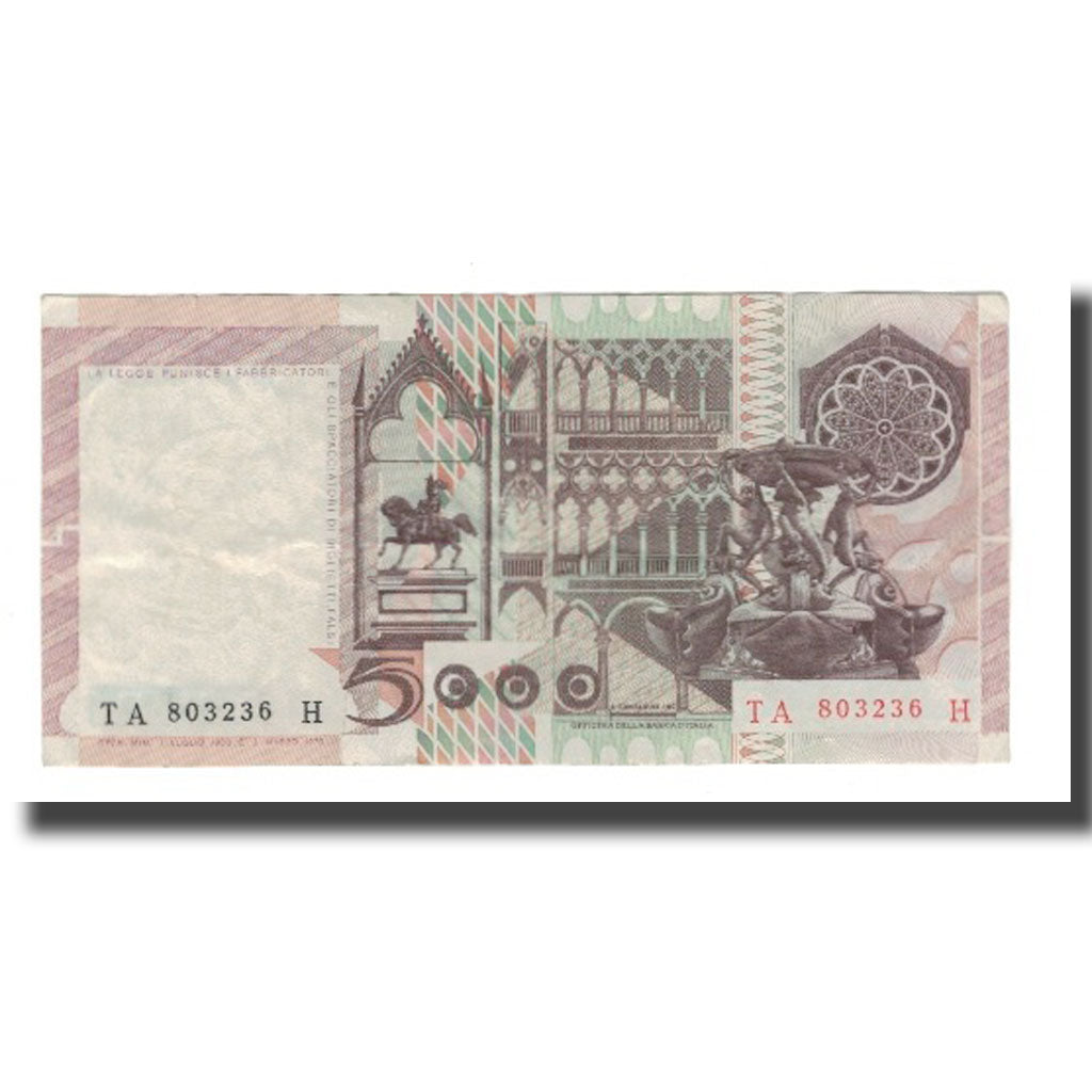 Banknote, Italy, 5000 Lire, 1979, KM:105a, EF(40-45)