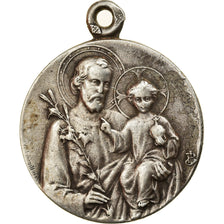 France, Medal, Dieu portant Jésus, Religions & beliefs, AU(50-53), Silver