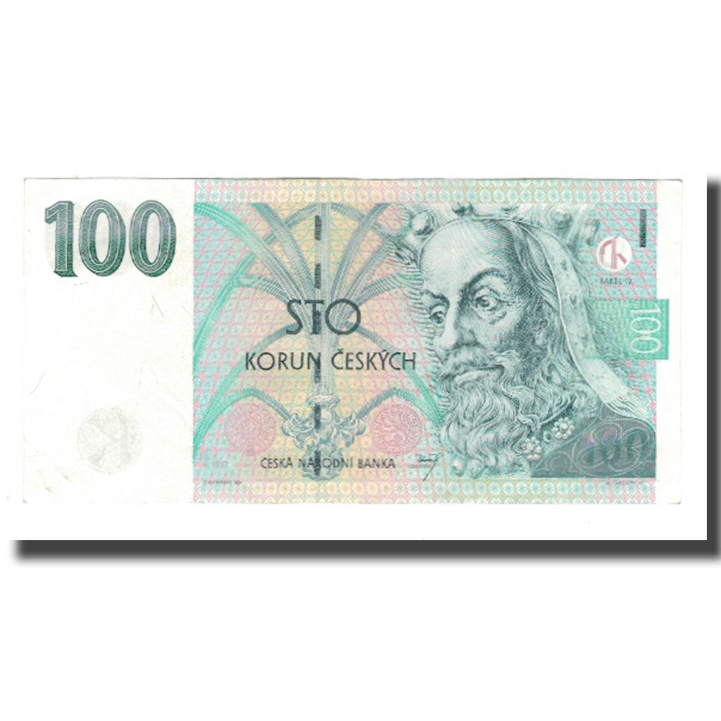 Banknote, Czech Republic, 100 Korun, 1997, KM:18, AU(55-58)