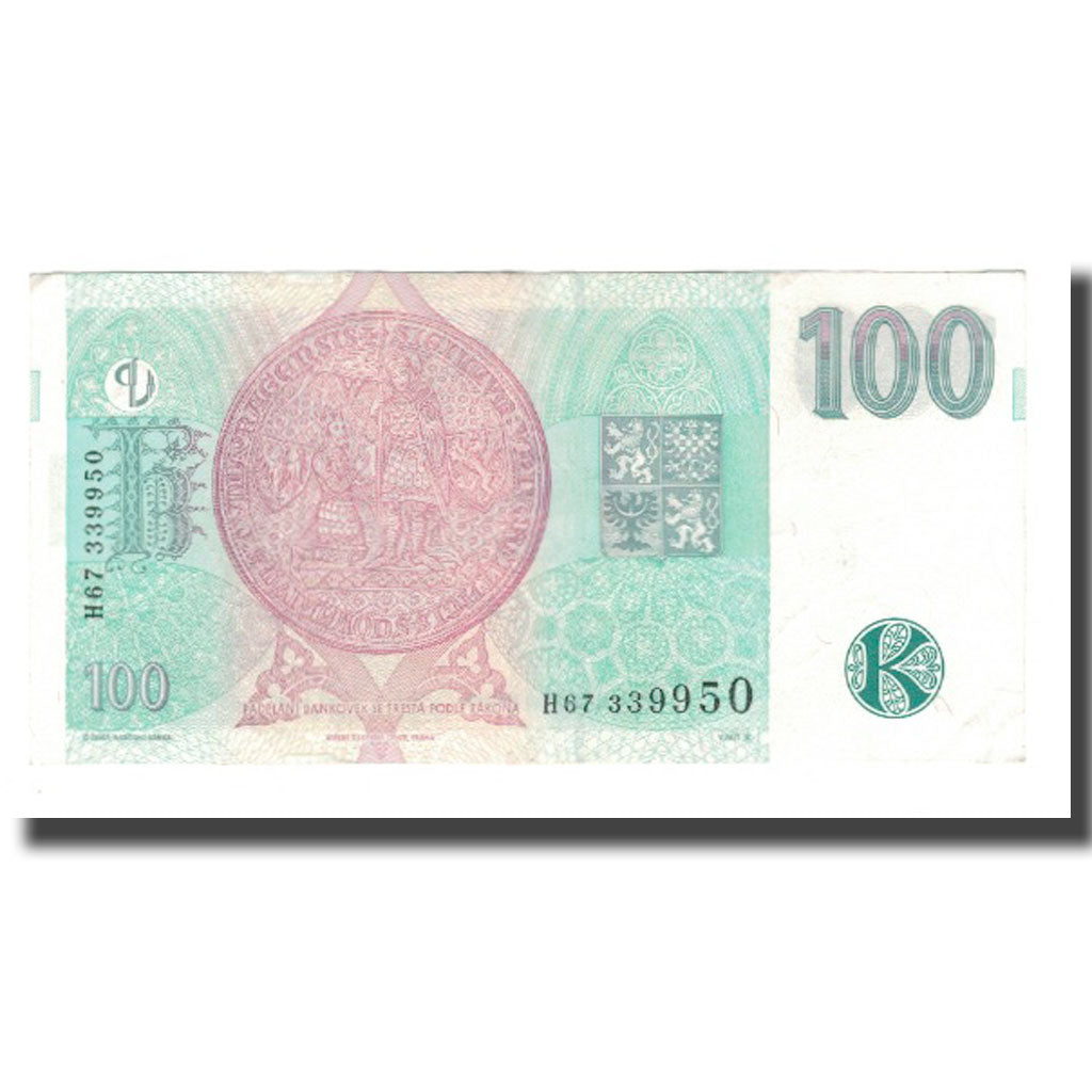Banknote, Czech Republic, 100 Korun, 1997, KM:18, AU(55-58)