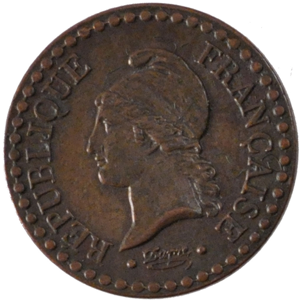 FRANCE, Dupré, Centime, 1850, Paris, KM #754, AU(50-53), Bronze, Gadoury #84, 1.