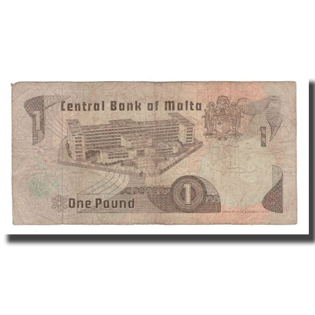 Banknote, Malta, 1 Lira, L.1967 (1979), KM:34a, VF(20-25)