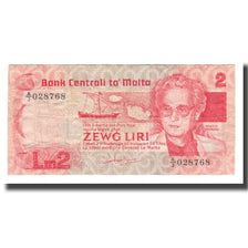 Banknote, Malta, 2 Liri, L.1967 (1986), KM:37, EF(40-45)