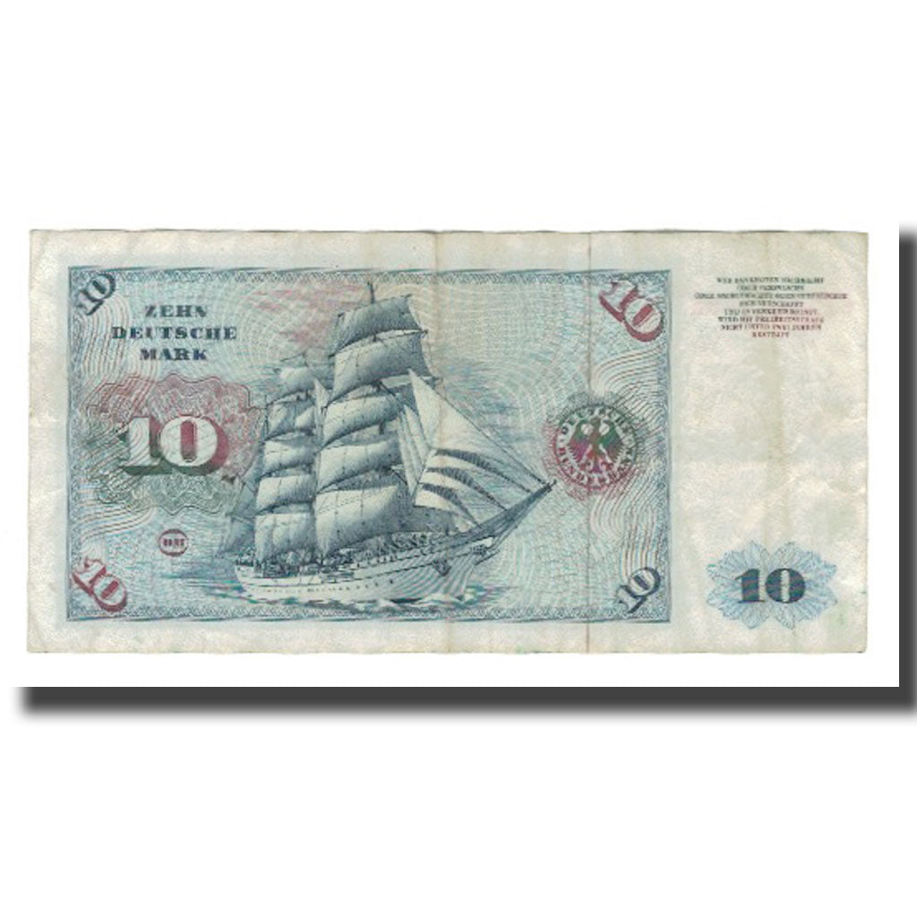 Banknote, GERMANY - FEDERAL REPUBLIC, 10 Deutsche Mark, 1960, 1960-01-02