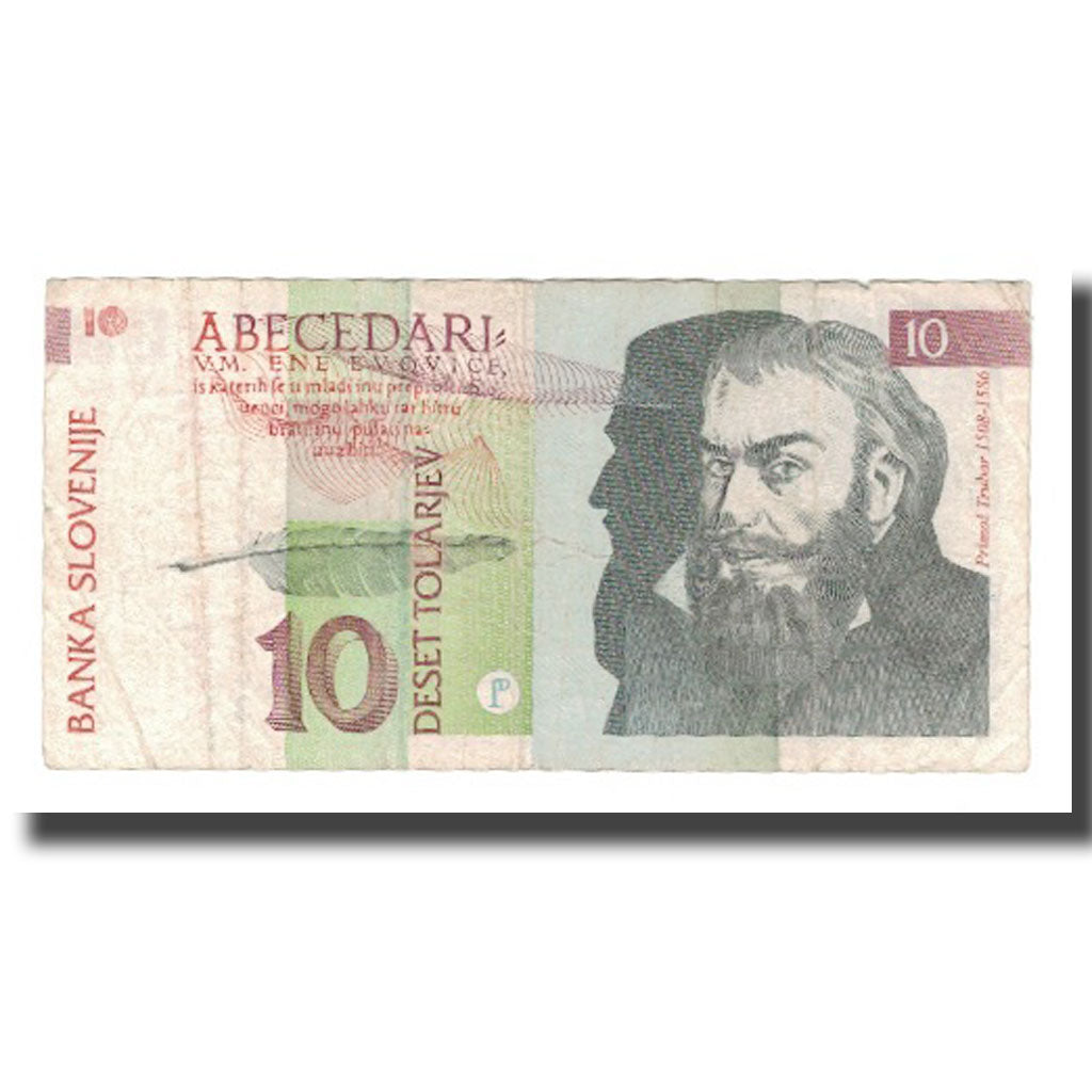 Banknote, Slovenia, 10 Tolarjev, 1992, 1992-01-15, KM:11a, VF(20-25)