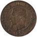 FRANCE, Napoléon III, Centime, 1853, Paris, KM #775.1, AU(55-58), Bronze, Gadour
