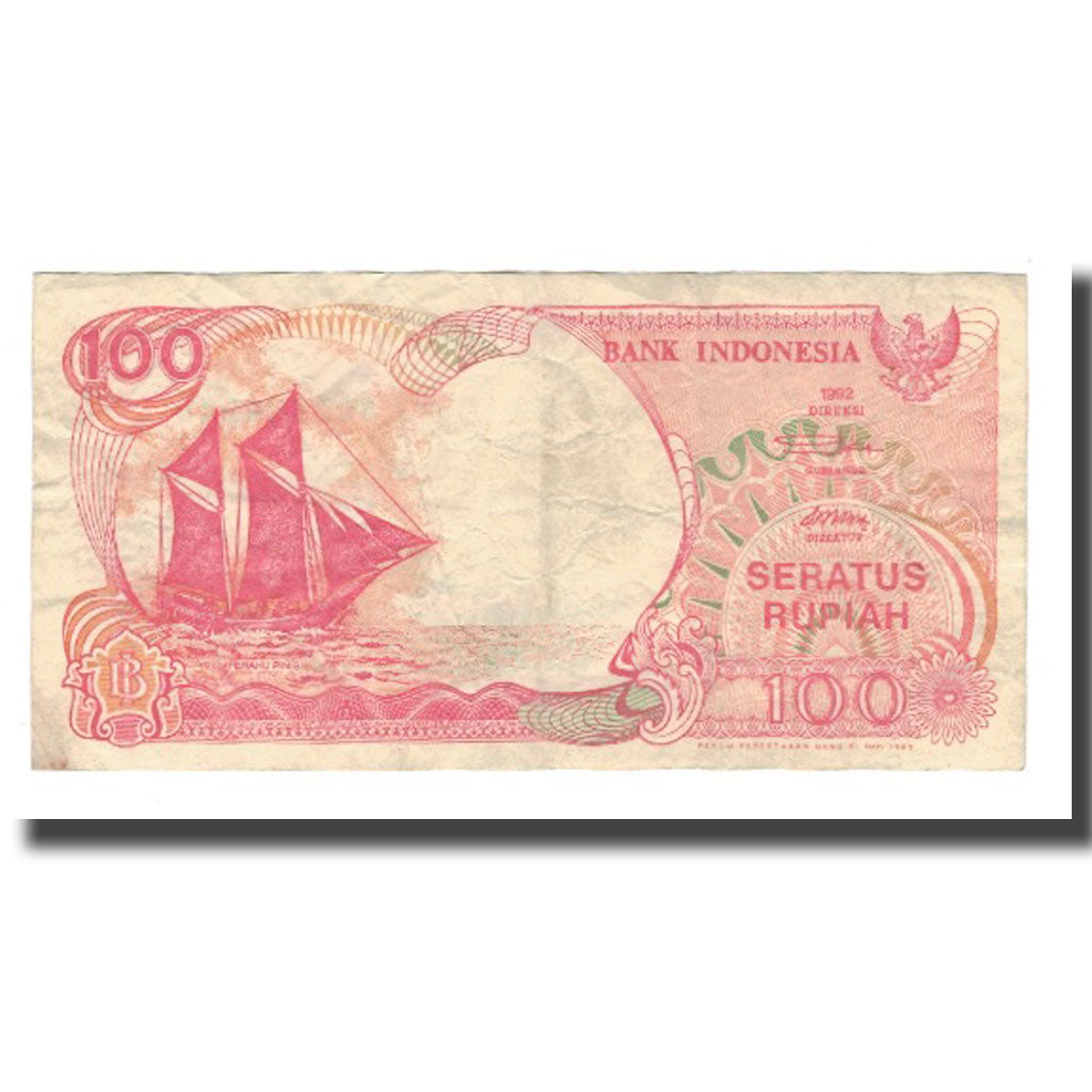 Banknote, Indonesia, 100 Rupiah, 1992, KM:127b, EF(40-45)