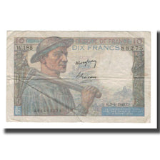 France, 10 Francs, 1949, 1949-04-07, VF(20-25), Fayette:08.21, KM:99f
