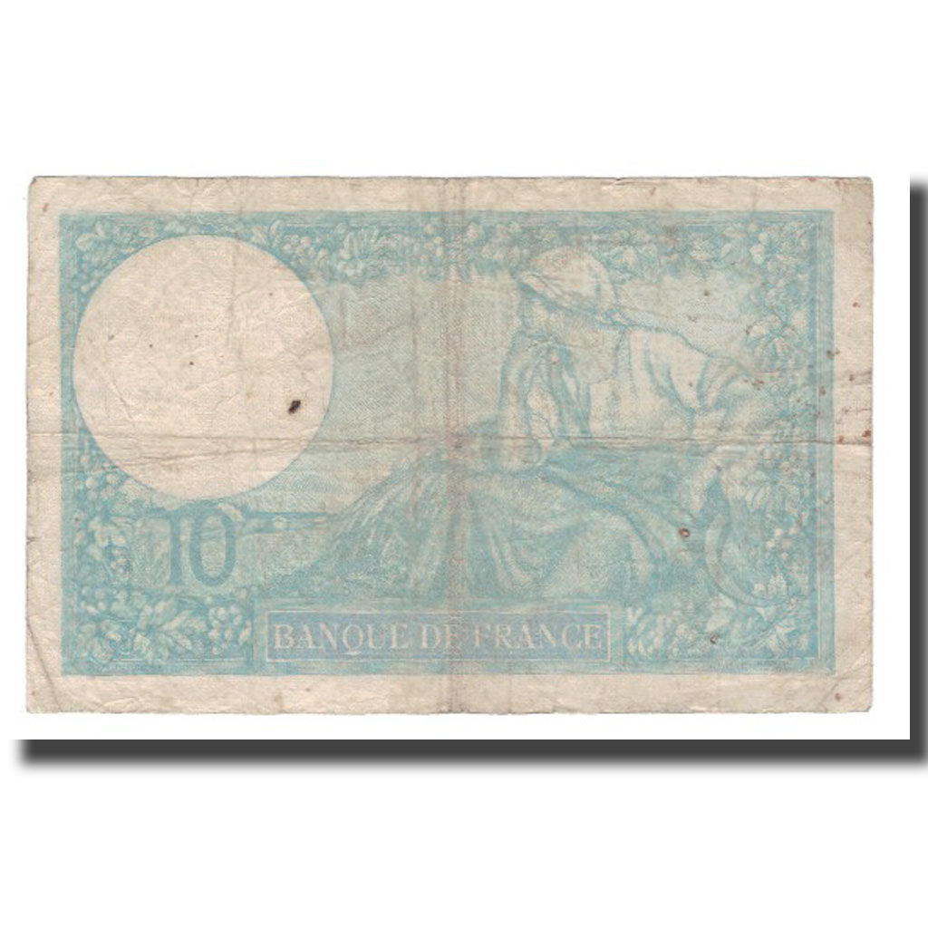 Francja, 10 Francs, 1939, 1939-10-05, VF(20-25), Fayette:07.10, KM:84