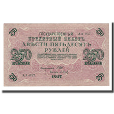 Banknote, Russia, 250 Rubles, 1917, KM:36, AU(50-53)