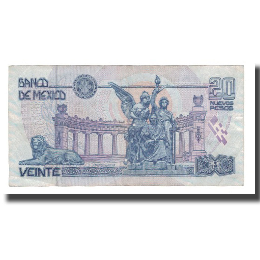 Banknote, Mexico, 20 Pesos, 2001, 2001-05-17, KM:116a, AU(50-53)
