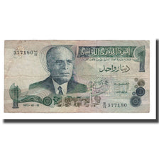 Banknote, Tunisia, 1 Dinar, 1973, 1973-10-15, KM:70, F(12-15)