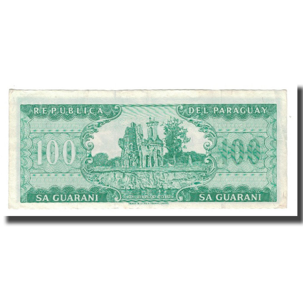 Billete, 100 Guaranies, L1952 (1982), Paraguay, KM:205, EBC