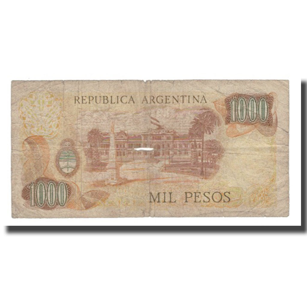 Billet, Argentine, 1000 Pesos Argentinos, Undated (1983-85), KM:317b, B