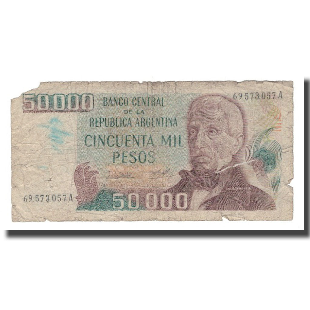 Banknote, Argentina, 50,000 Pesos, undated (1979-83), KM:307, VG(8-10)