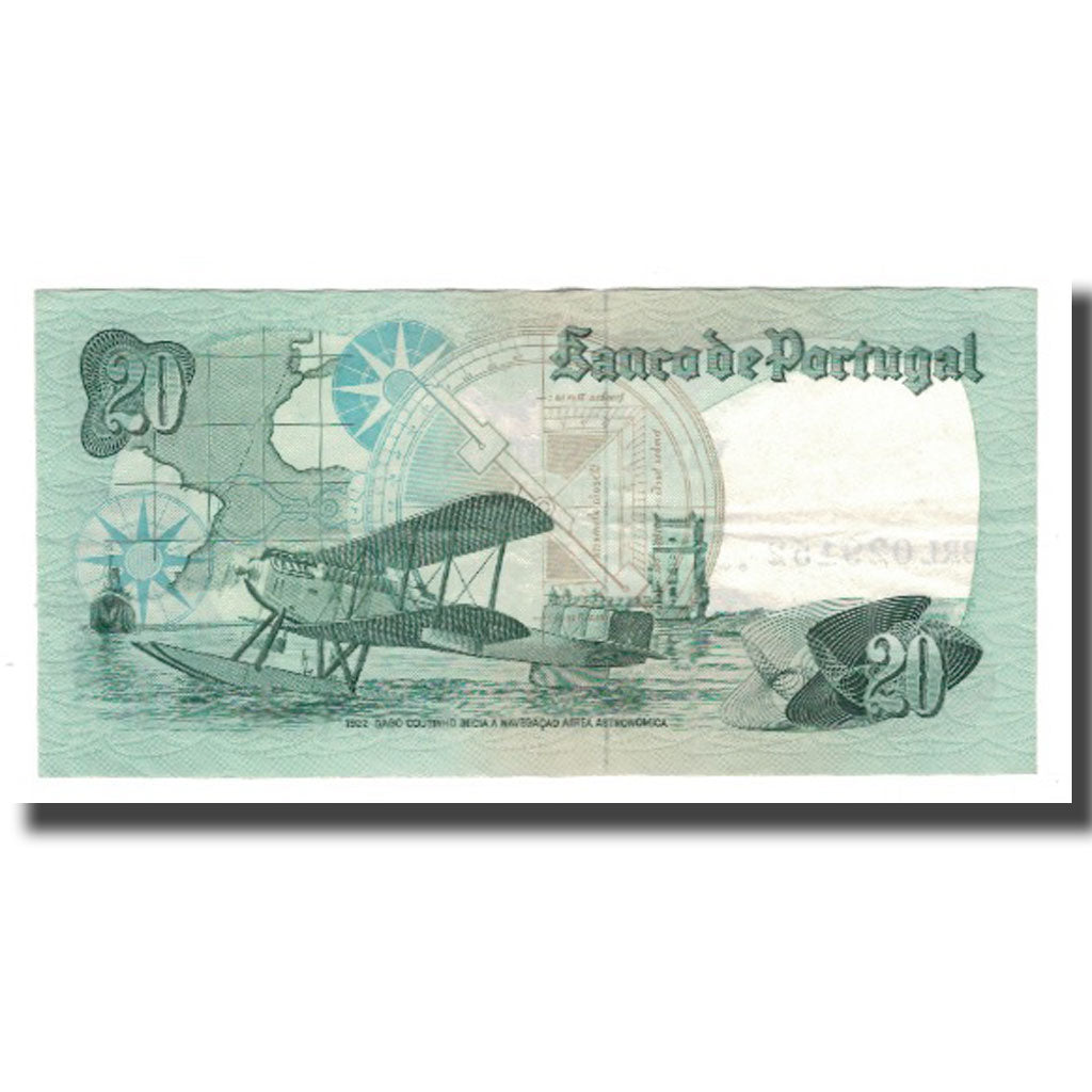 Billete, 20 Escudos, 1978, Portugal, 1978-10-04, KM:176b, MBC+