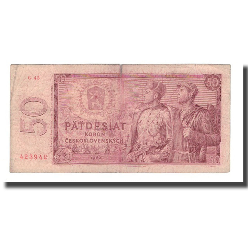 Banknote, Czechoslovakia, 50 Korun, 1964, 1961, KM:90b, F(12-15)