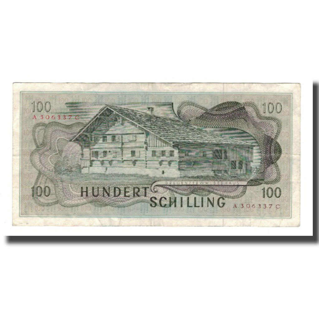 Banknote, Austria, 100 Schilling, 1969, 1969-01-02, KM:145a, EF(40-45)