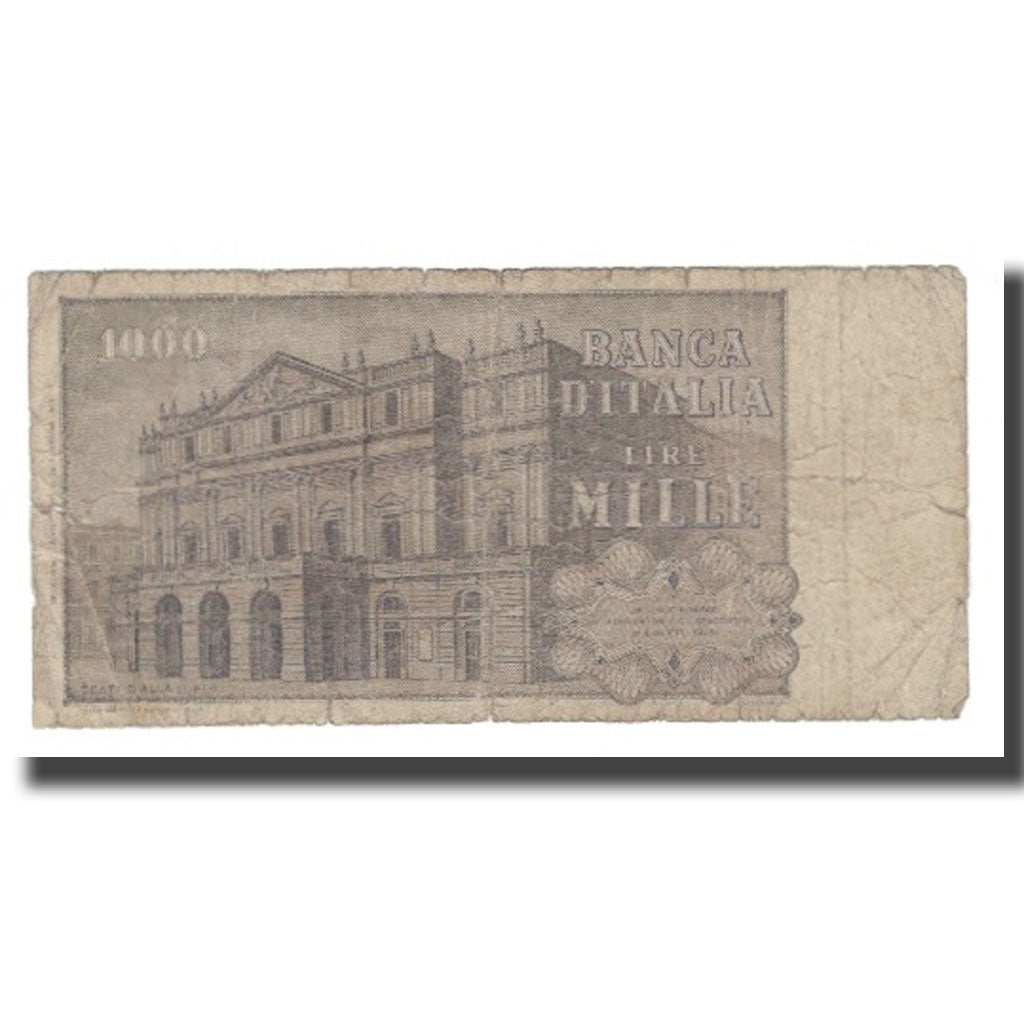 Banknot, Włochy, 1000 Lire, 1969-1981, Undated, KM:101a, VG(8-10)