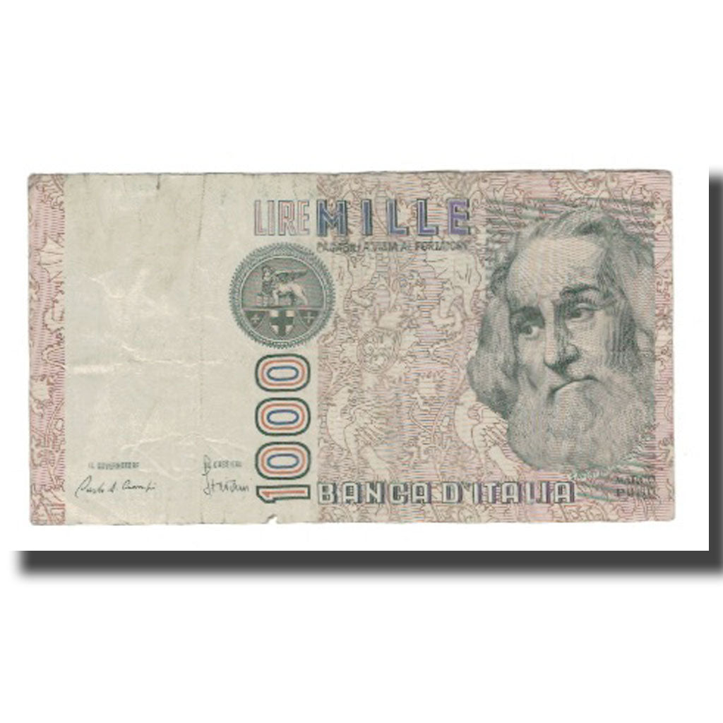 Billete, 1000 Lire, D.1982, Italia, KM:109a, RC+