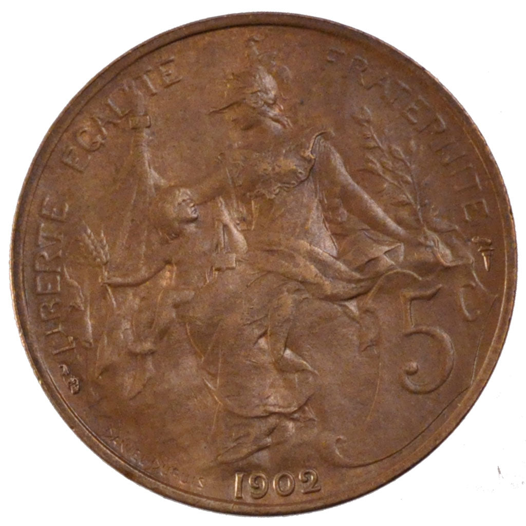 Monnaie, France, Dupuis, 5 Centimes, 1902, Paris, SUP+, Bronze, Gadoury:165