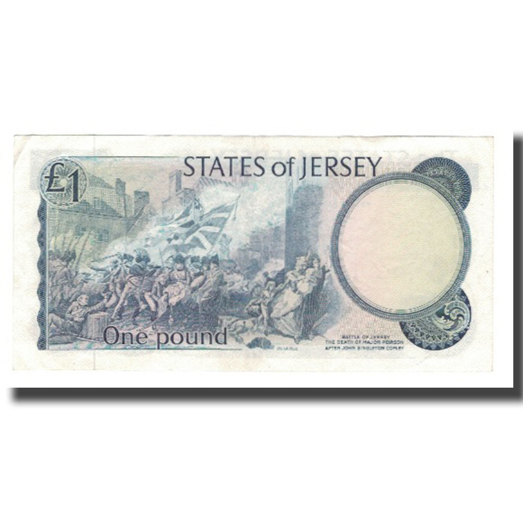 Banknote, Jersey, 1 Pound, Undated (1976-1988), KM:11a, AU(55-58)