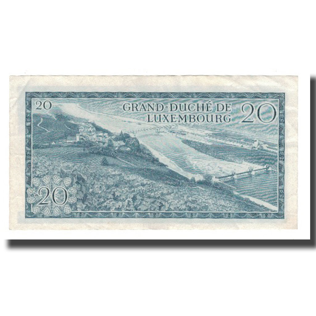Banconote, Lussemburgo, 20 Francs, 1966, 1966-03-07, KM:54a, BB+