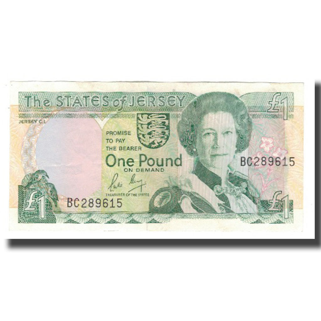 Geldschein, Jersey, 1 Pound, Undated (2000), KM:26a, SS+