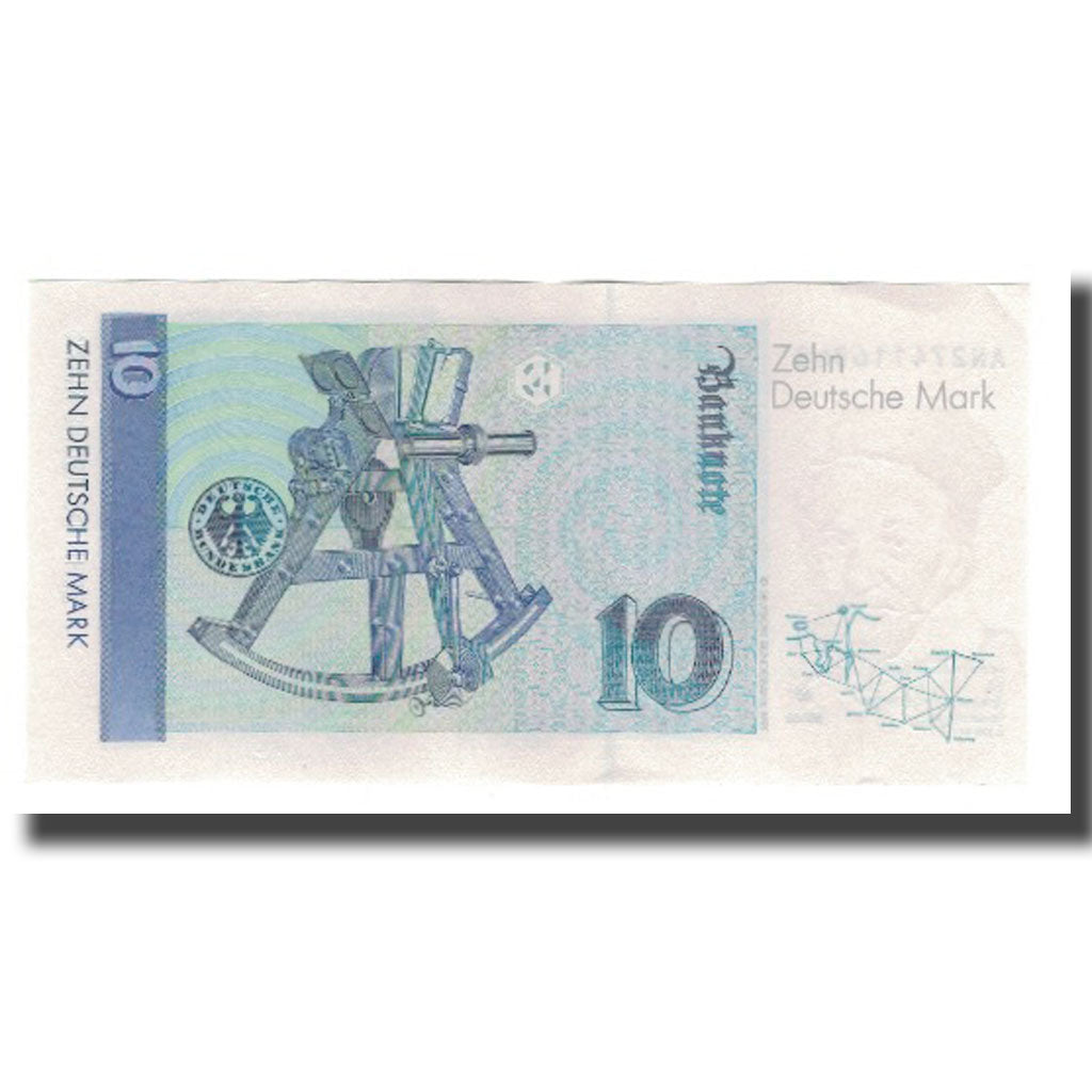 Banknote, GERMANY - FEDERAL REPUBLIC, 10 Deutsche Mark, 1989, 1989-01-02