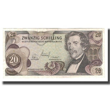 Banknote, Austria, 20 Schilling, 1967, 1967-07-02, KM:142a, EF(40-45)