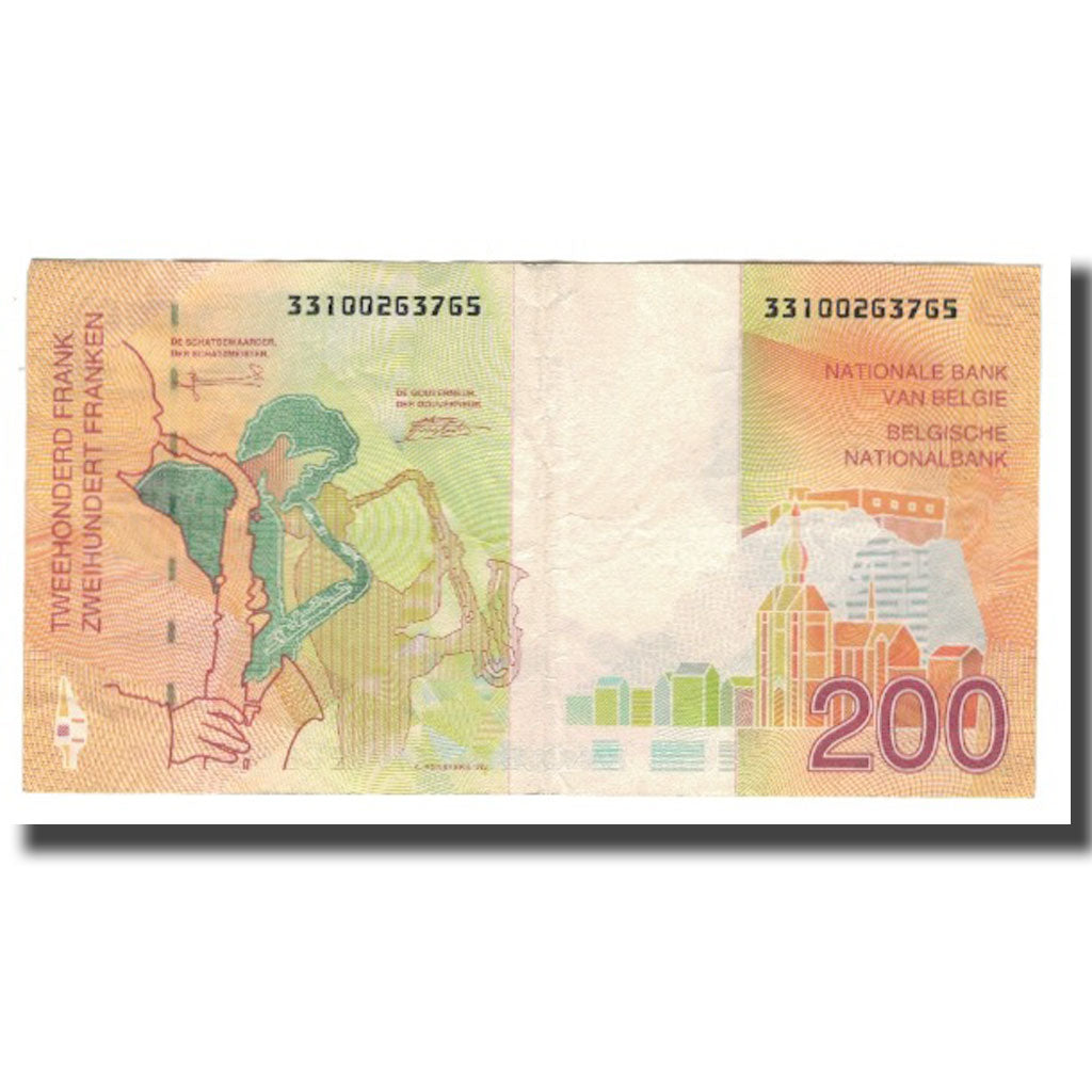 Banknote, Belgium, 200 Francs, Undated (1995), KM:148, EF(40-45)