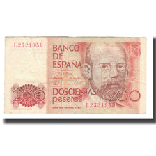Banknote, Spain, 200 Pesetas, 1980, 1980-09-16, KM:156, EF(40-45)