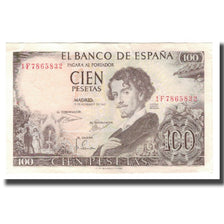 Nota, Espanha, 100 Pesetas, 1965, 1965-11-19, KM:150, AU(55-58)