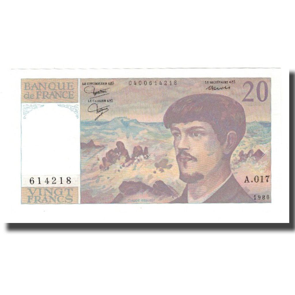 France, 20 Francs, 1986, SPL, Fayette:66.07, KM:151a