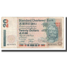 Banknot, Hong Kong, 20 Dollars, 2002, 2002-01-01, KM:285d, VF(20-25)