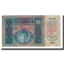 Banknote, Austria, 10 Kronen, Undated (1919), KM:51a, F(12-15)