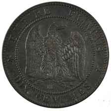 Second Empire, 10 Centimes Napoléon III tête nue