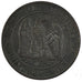 Second Empire, 10 Centimes Napoléon III tête nue