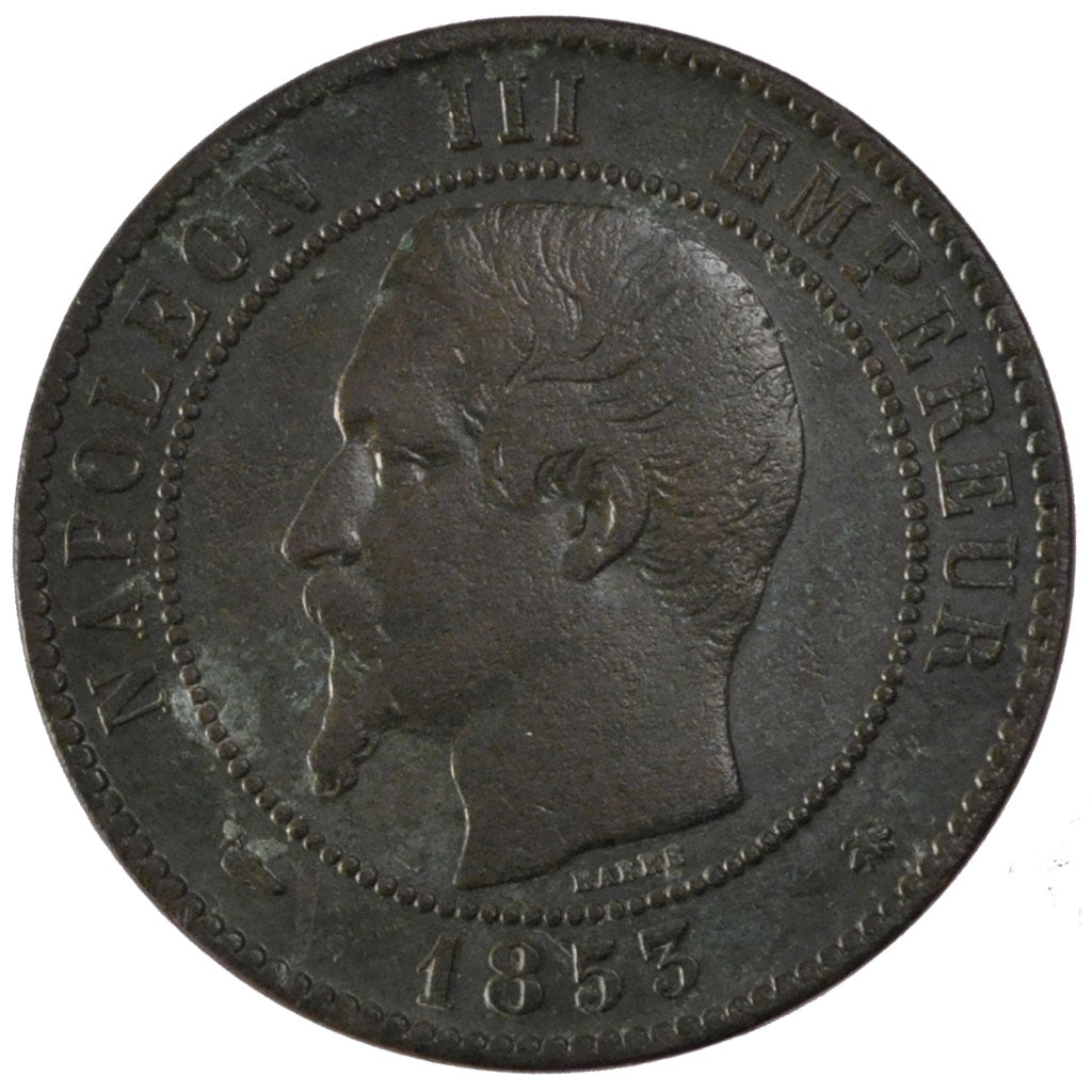 Second Empire, 10 Centimes Napoléon III tête nue