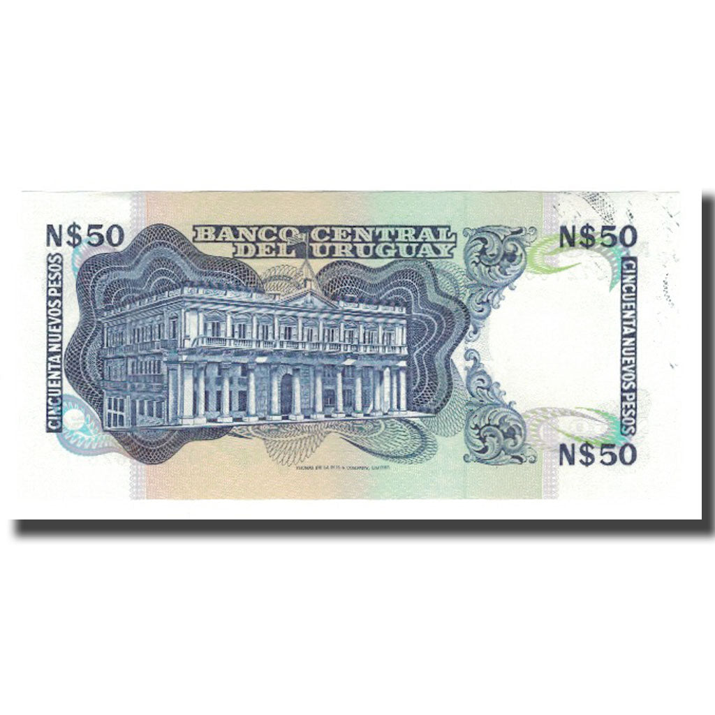 Banknote, Uruguay, 50 Nuevos Pesos, Undated (1978-87), KM:61a, UNC(65-70)