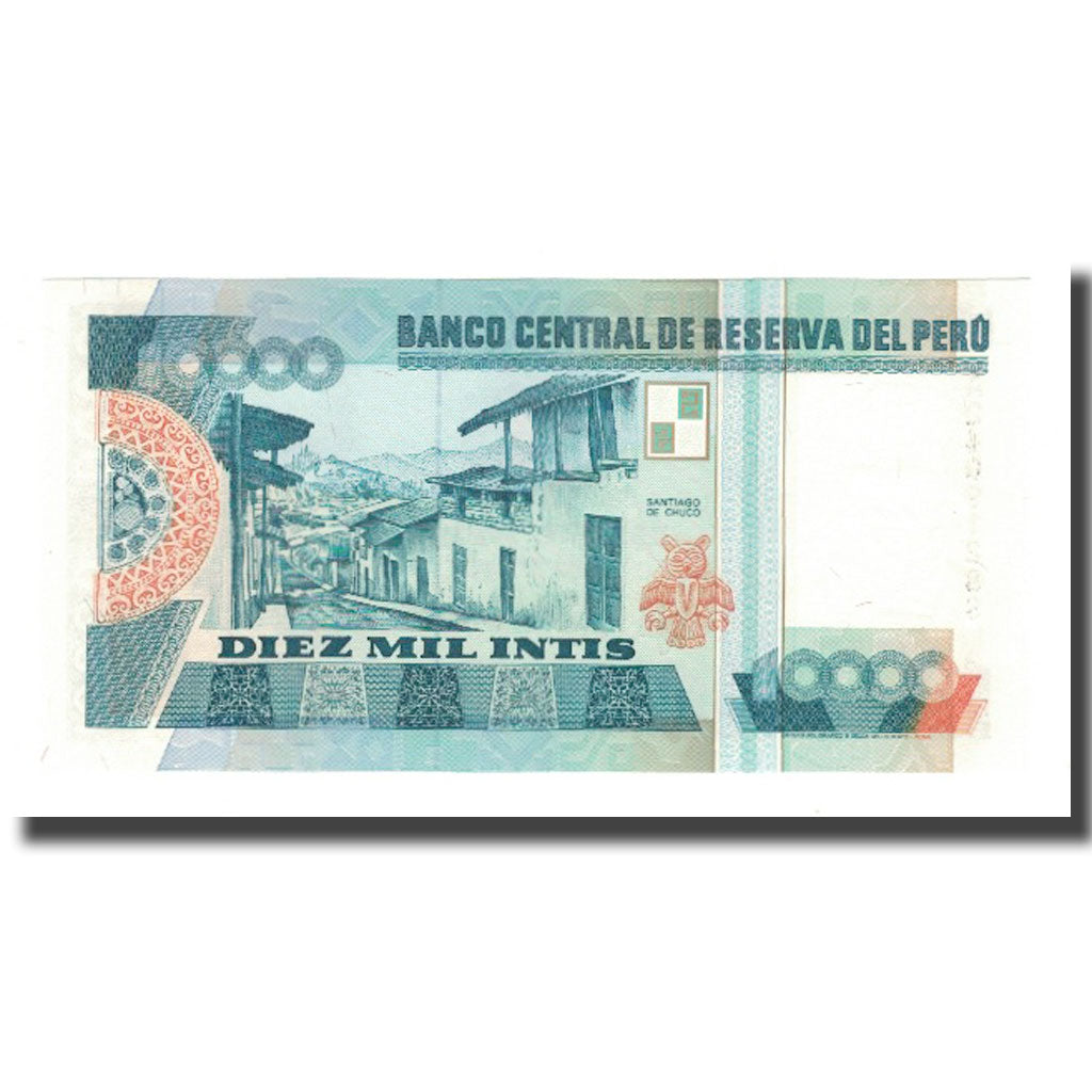 Billet, Pérou, 10,000 Intis, 1988, 1988-06-28, KM:141, NEUF
