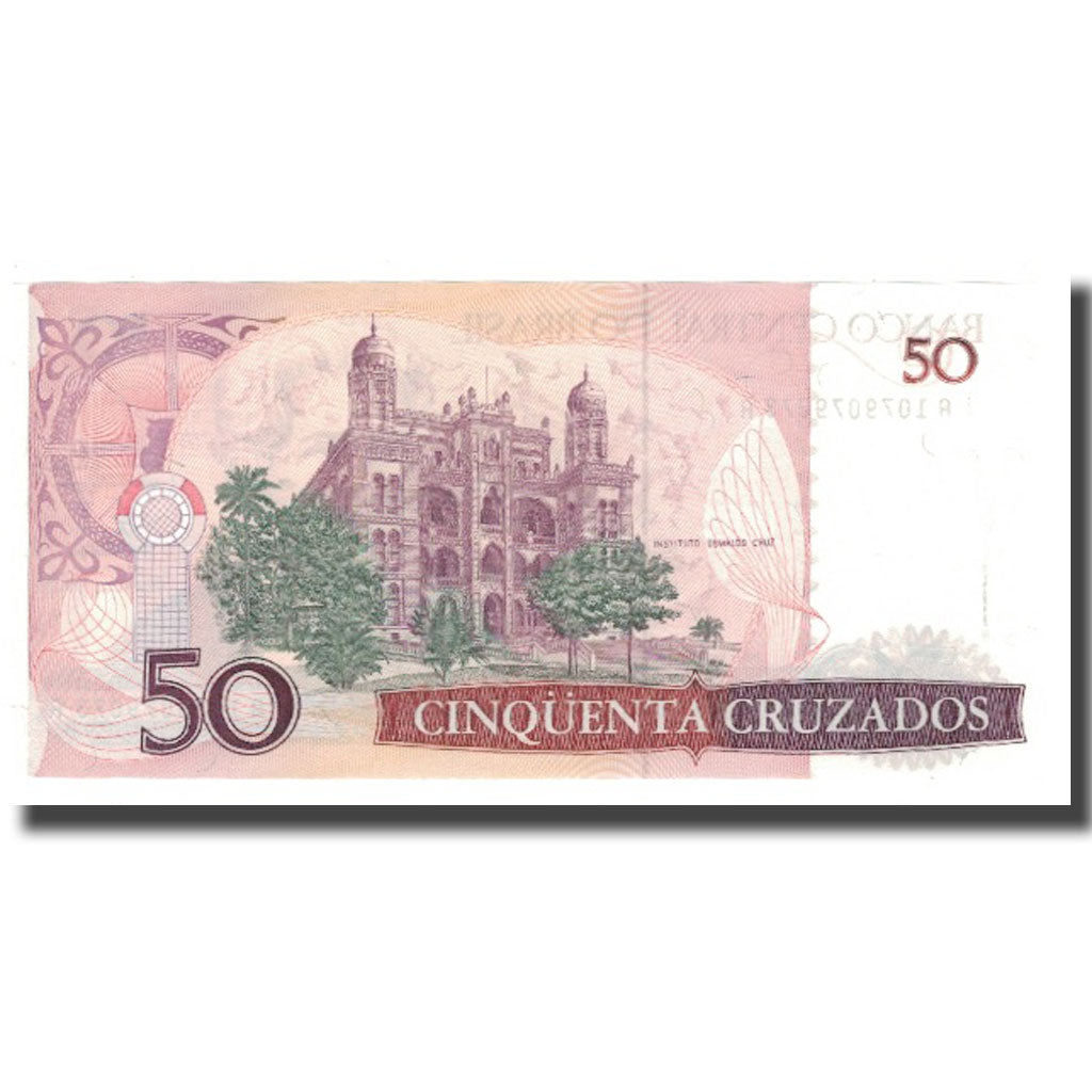 Banconote, Brasile, 50 Cruzados, Undated (1986-88), KM:210a, FDS