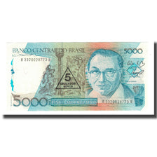 Nota, Brasil, 5 Cruzados Novos on 5000 Cruzados, Undated (1988), KM:217a