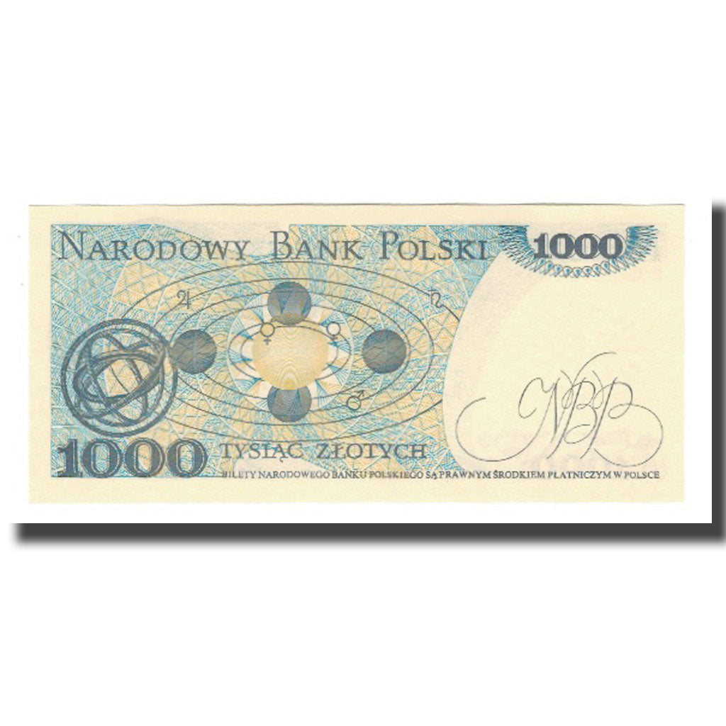 Banknote, Poland, 1000 Zlotych, 1982, 1982-06-01, KM:146c, UNC(65-70)